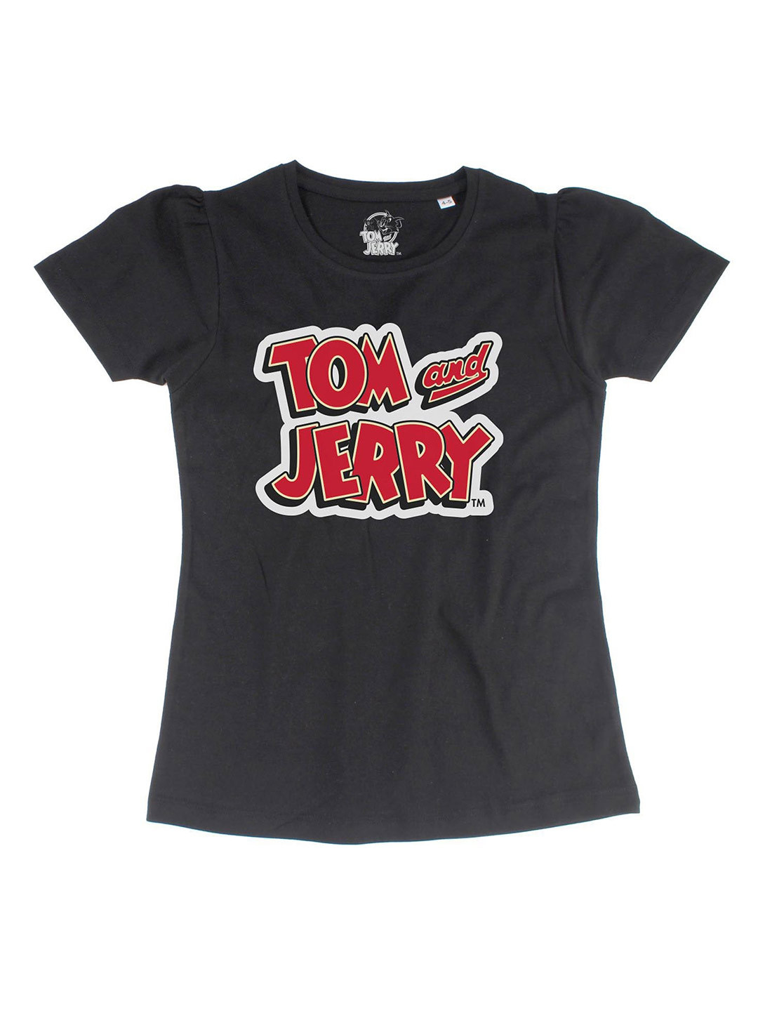 

Tom & Jerry Black Regular Top