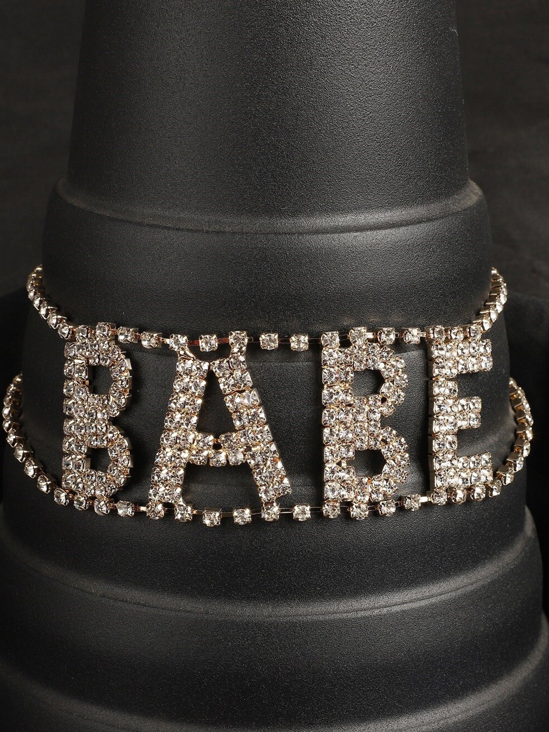 

AQUASTREET Silver-Toned & Gold-Toned Silver-Plated Choker Necklace