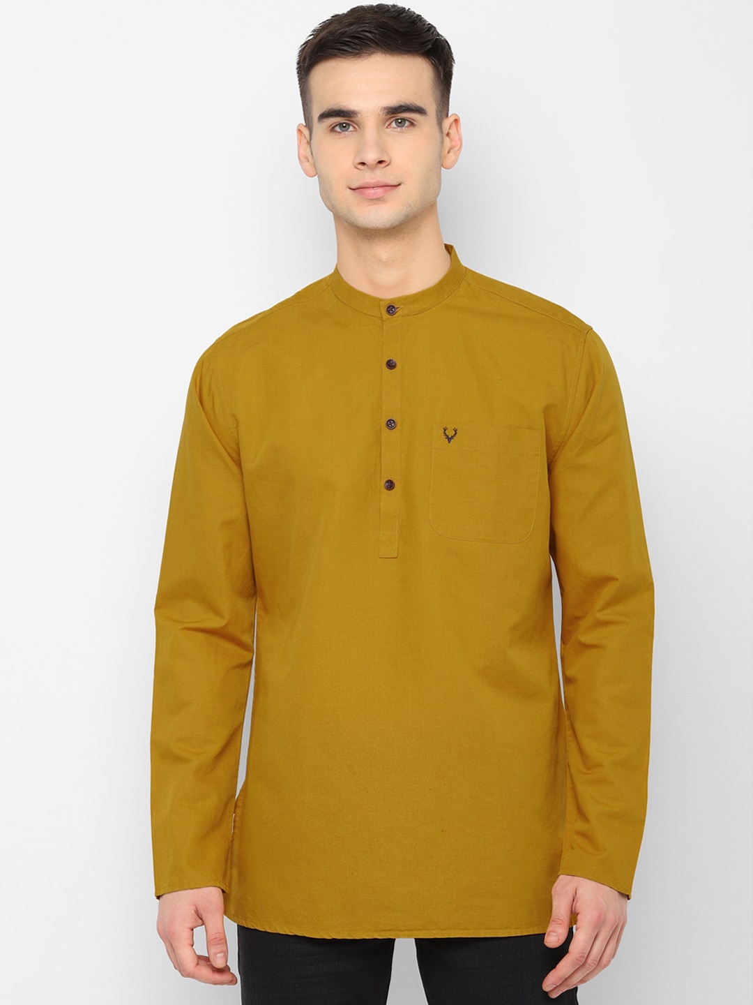 

Allen Solly Men Khaki Slim Fit Casual Shirt