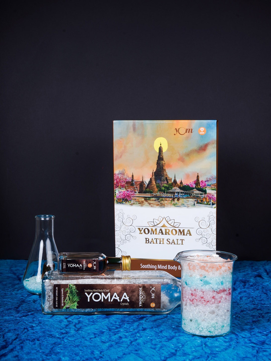 

YOM Yomaroma Yomaa Bath Salt Gift Box, Multi