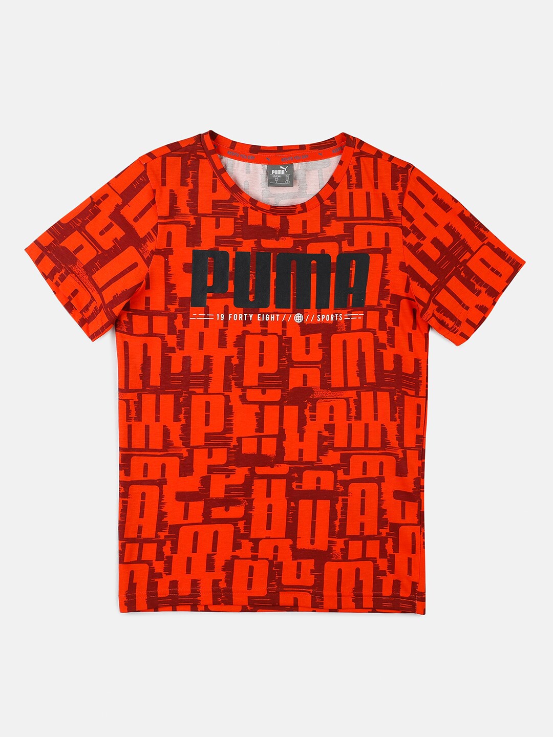 

Puma Boys Red Printed T-shirt