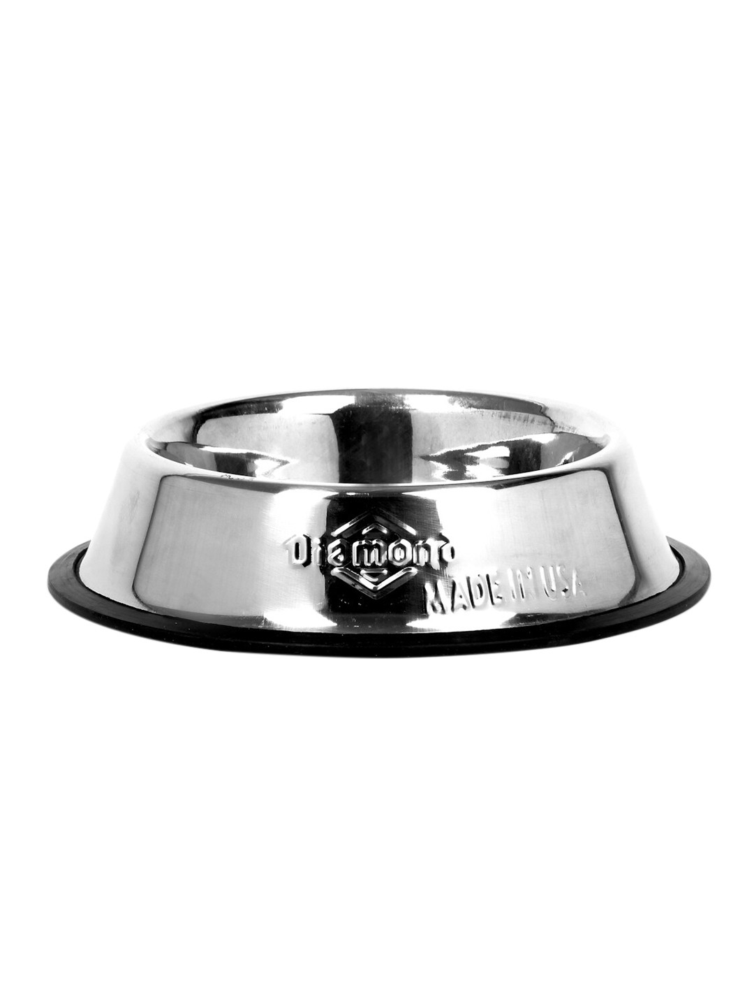 

WIGGLE TWIDDLE Silver-Toned Solid Stainless-Steel Pet Bowl