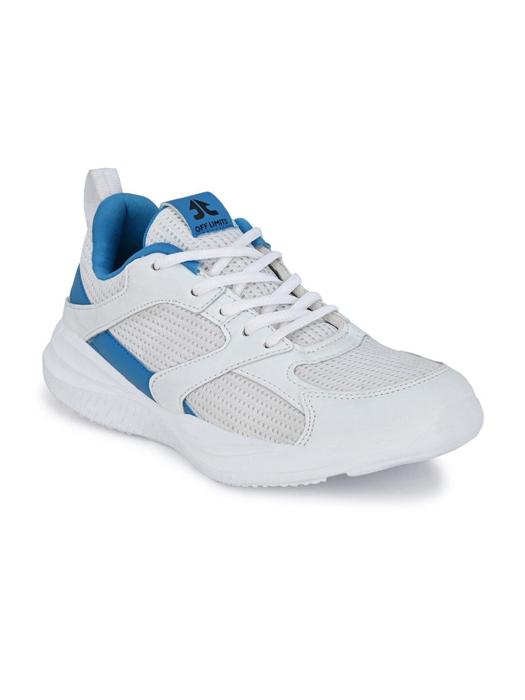 OFF LIMITS Women White Mesh Running Non-Marking Shoes