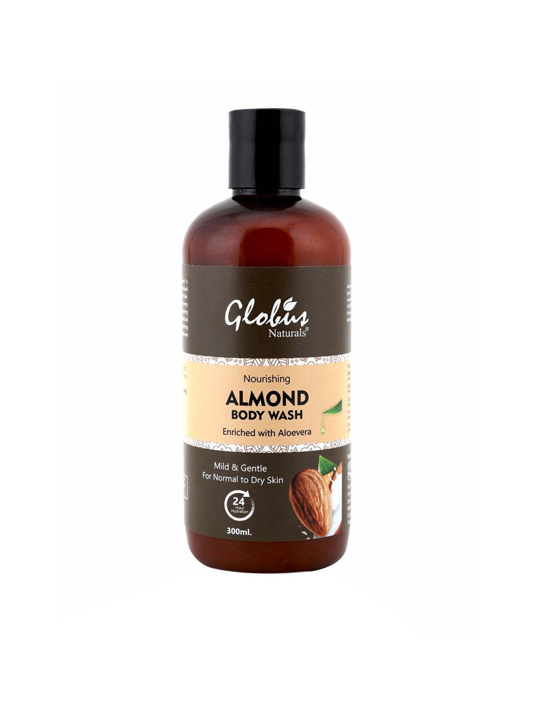 

Globus naturals Nourishing Almond Milk Body Wash - 300 ml, Brown