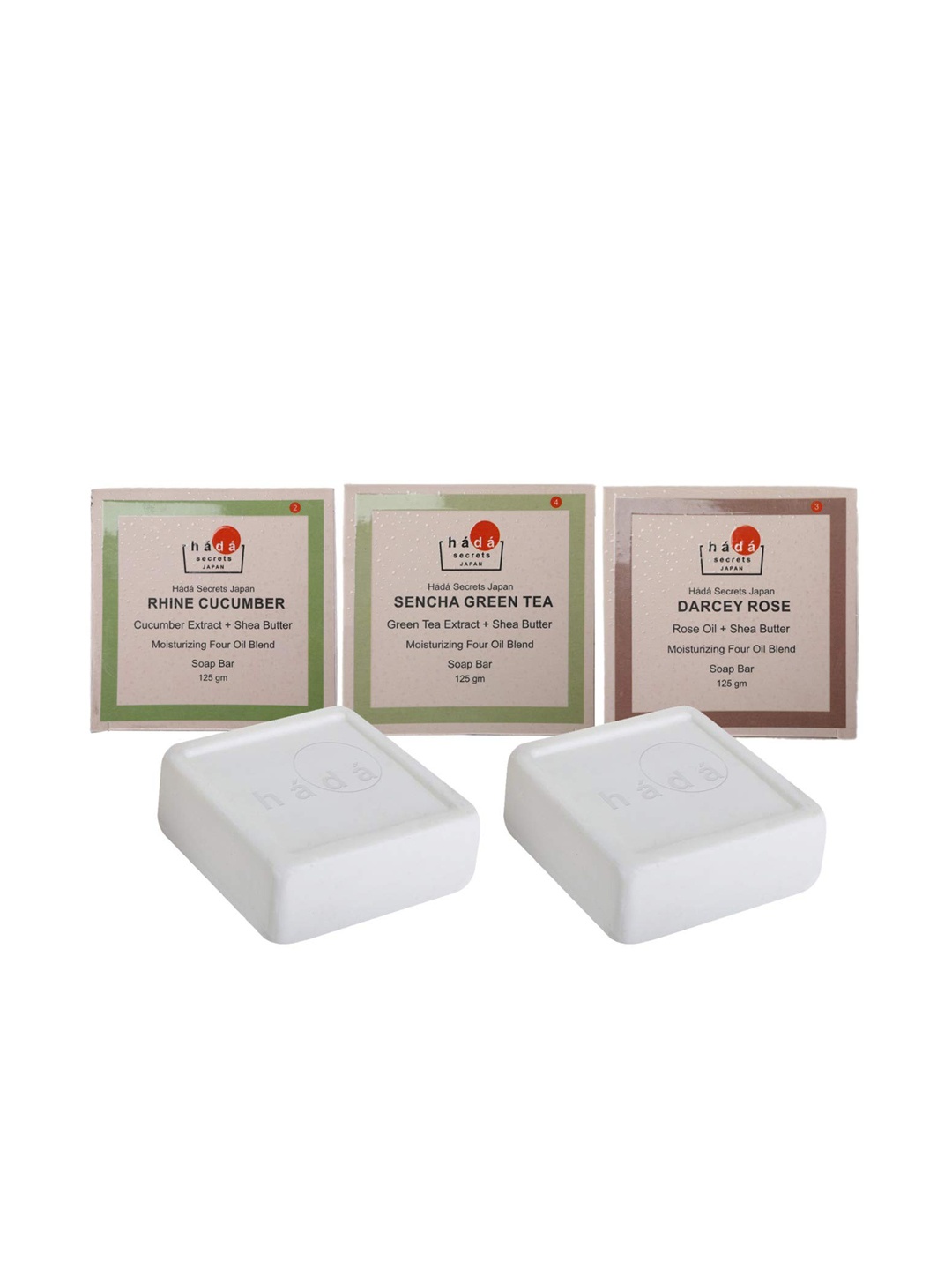 

Hada Secrets Japan Pack of 3 Soapbar, White