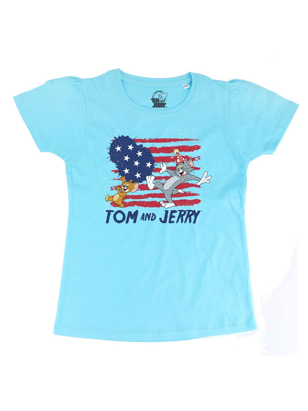 

Tom & Jerry Blue & Red Cotton Top