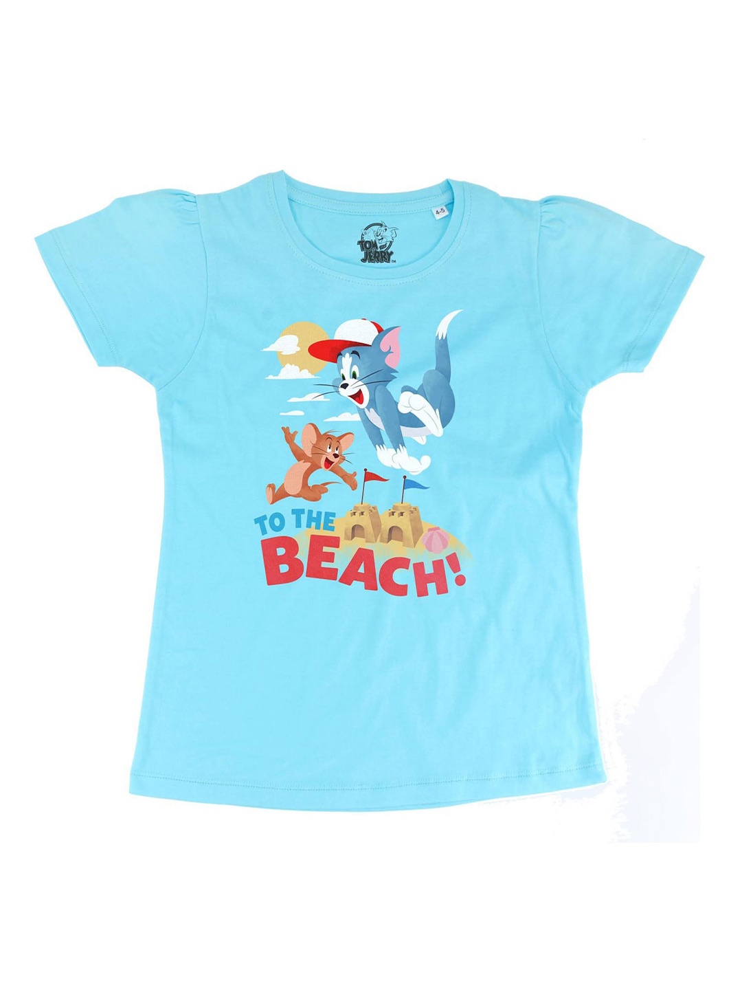 Tom & Jerry Blue Regular Top