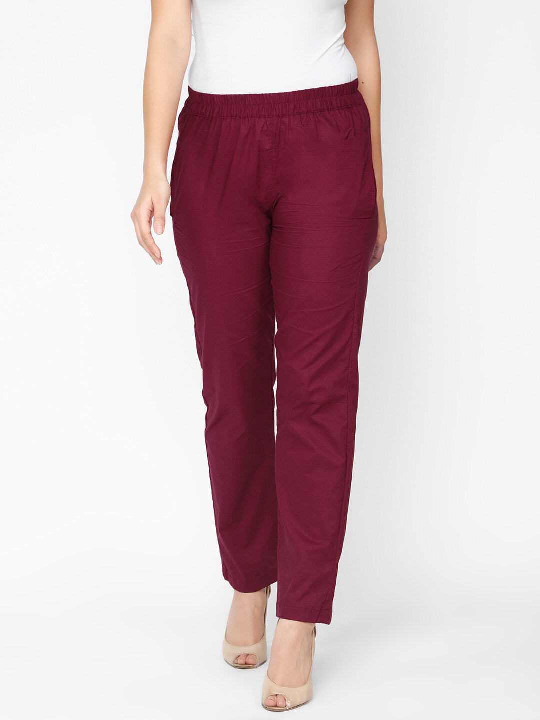 

Molcha Women Maroon Ethnic Palazzos