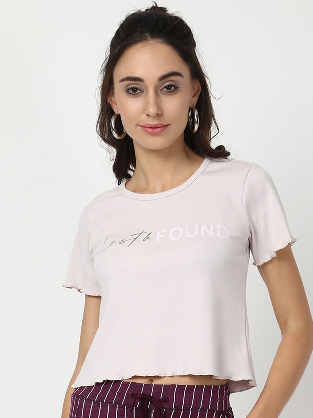 

V2 Value & Variety Women Pink Regular Crop Top