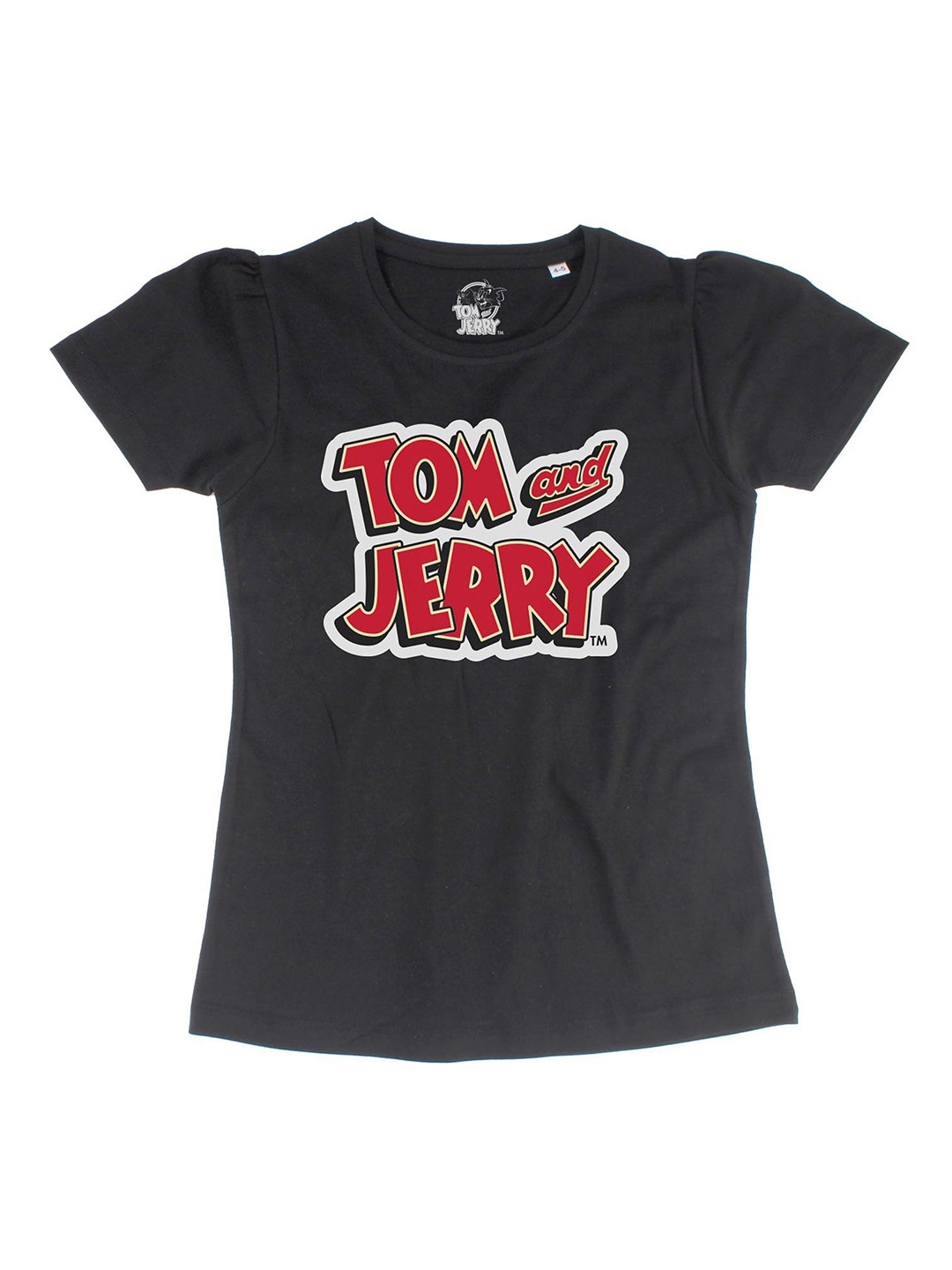 

Tom & Jerry Black Regular Top