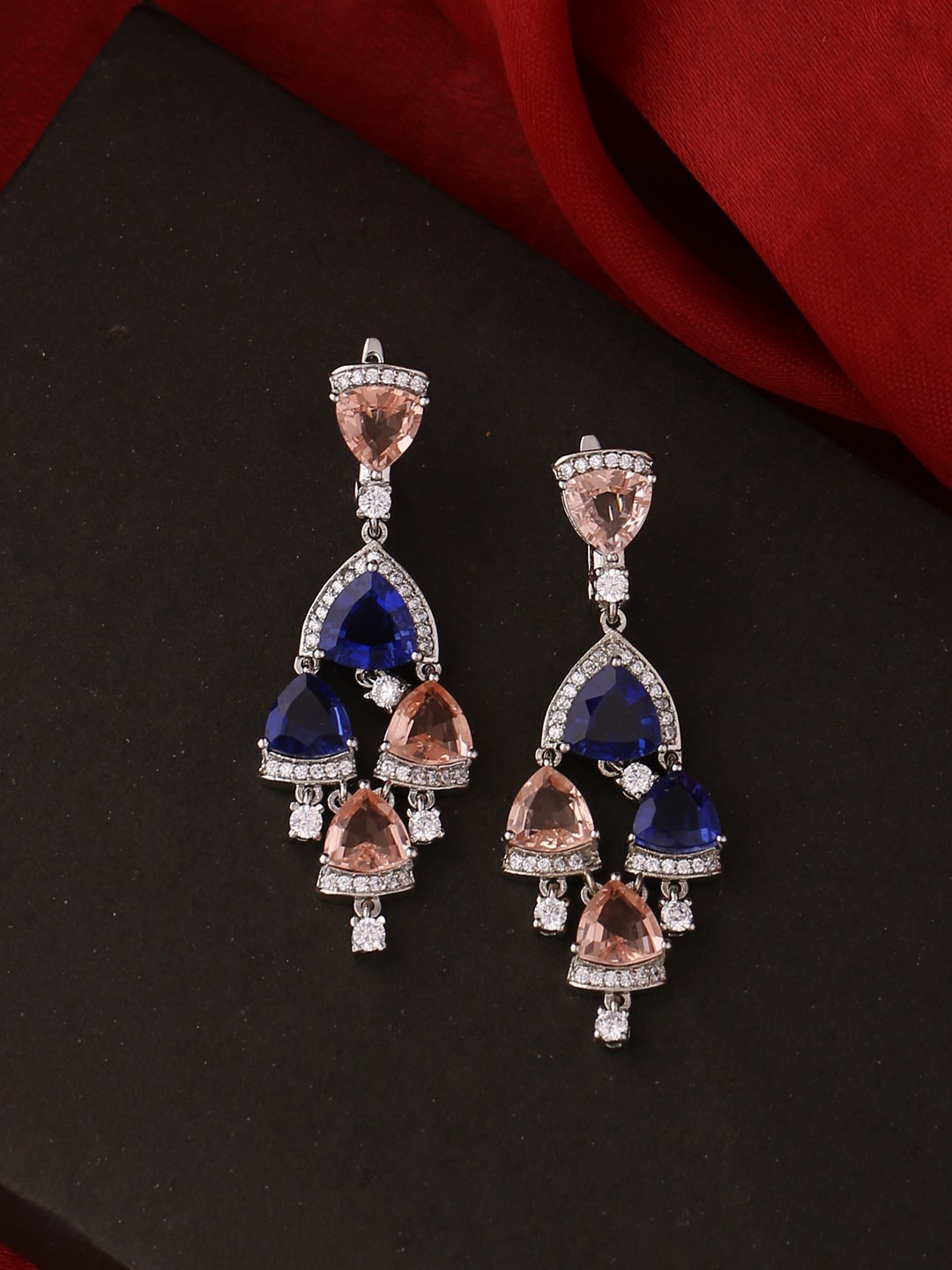

Tistabene Blue Contemporary Drop Earrings