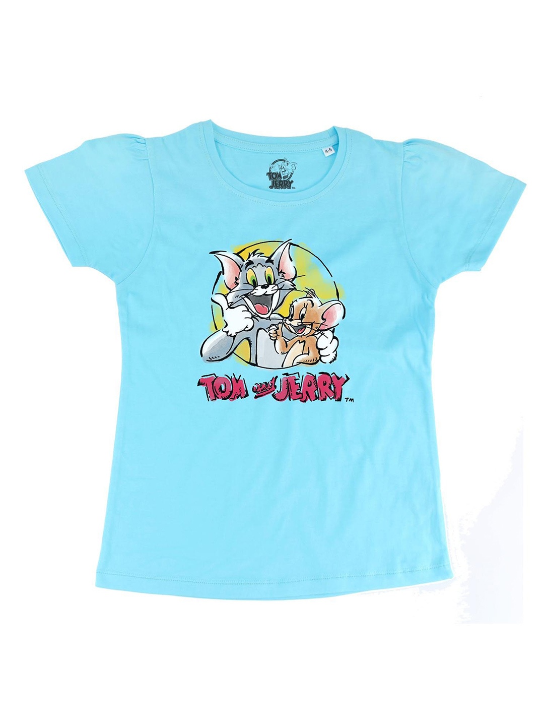 

Tom & Jerry Blue Regular Top
