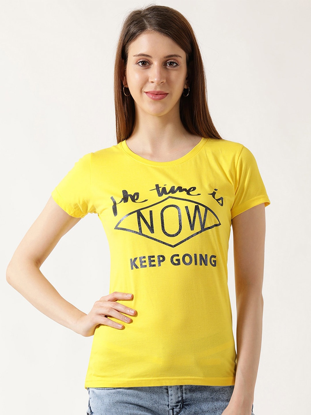 

V2 Value & Variety Mustard Yellow Styled Back Top