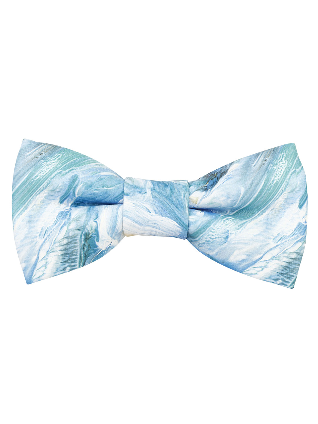 

PELUCHE Men Blue & White Printed Bow Tie