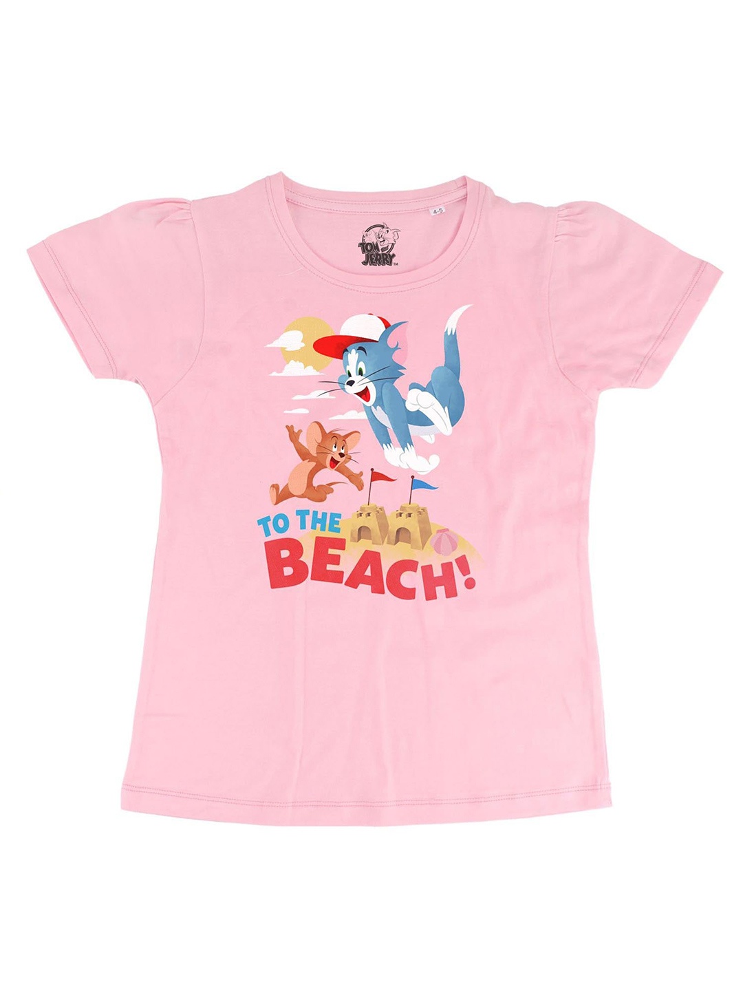

Tom & Jerry Pink Regular Top