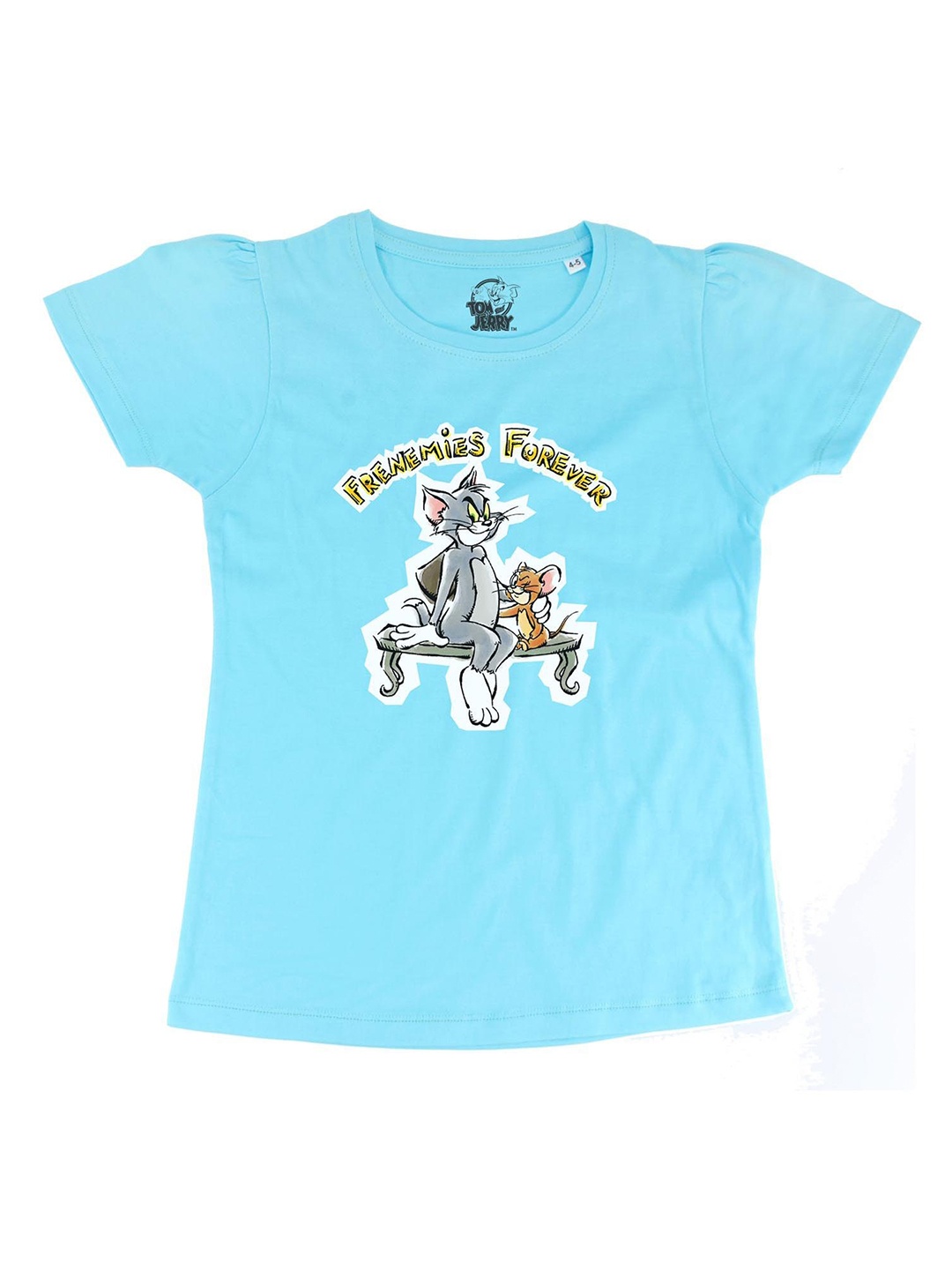 

Tom & Jerry Blue Regular Top