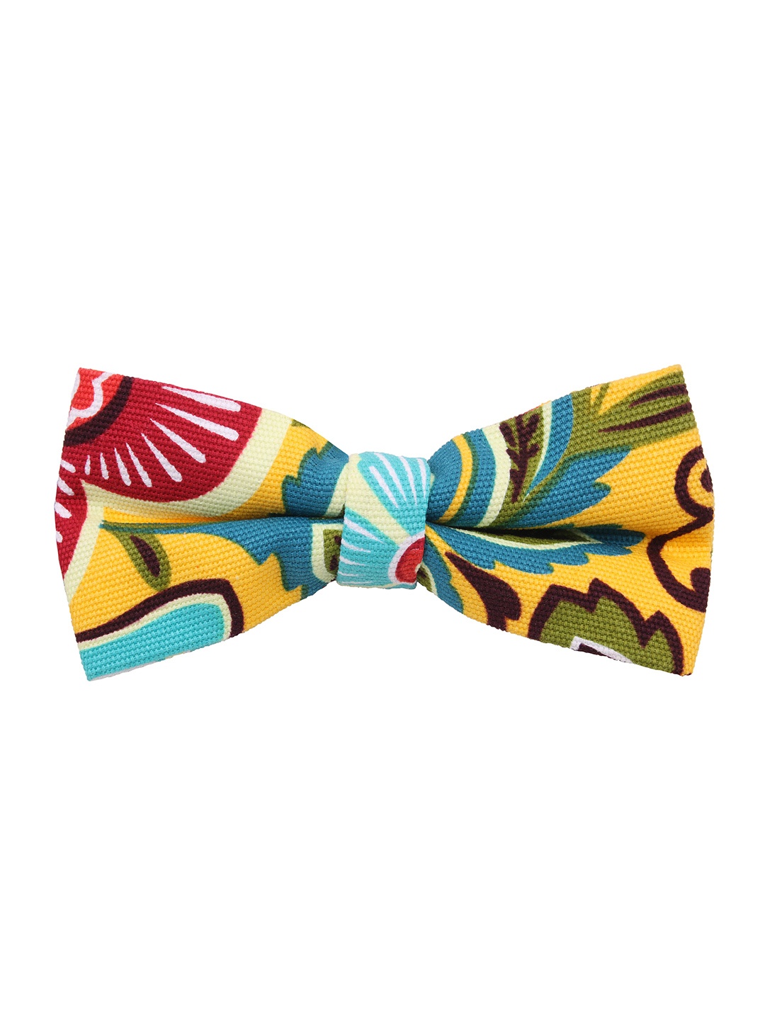 

PELUCHE Men Multicoloured & Blue Printed Bow Tie, Multi