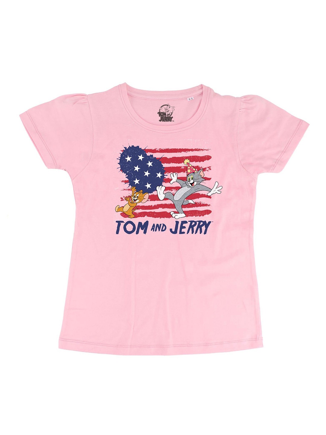 

Tom & Jerry Pink Regular Top