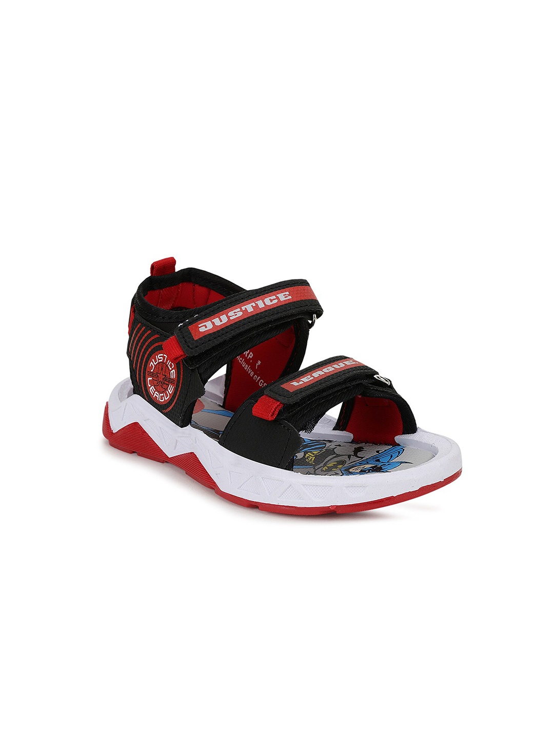 

Campus Kids Black & Red Comfort Sandals