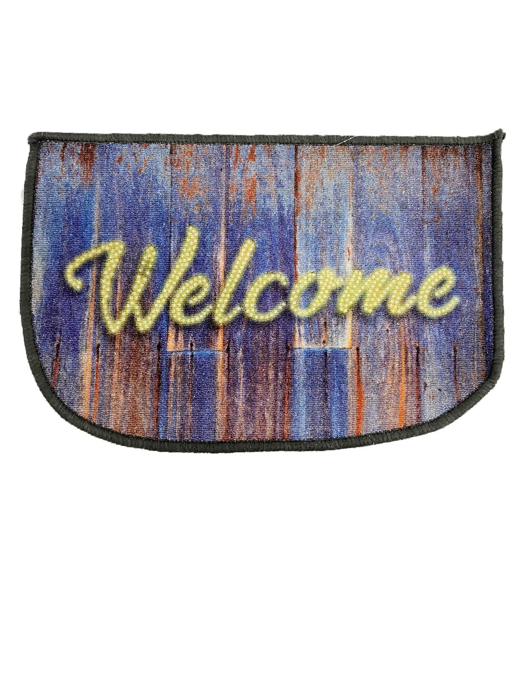 

Status Blue & Orange Welcome Printed Anti Slip Doormat