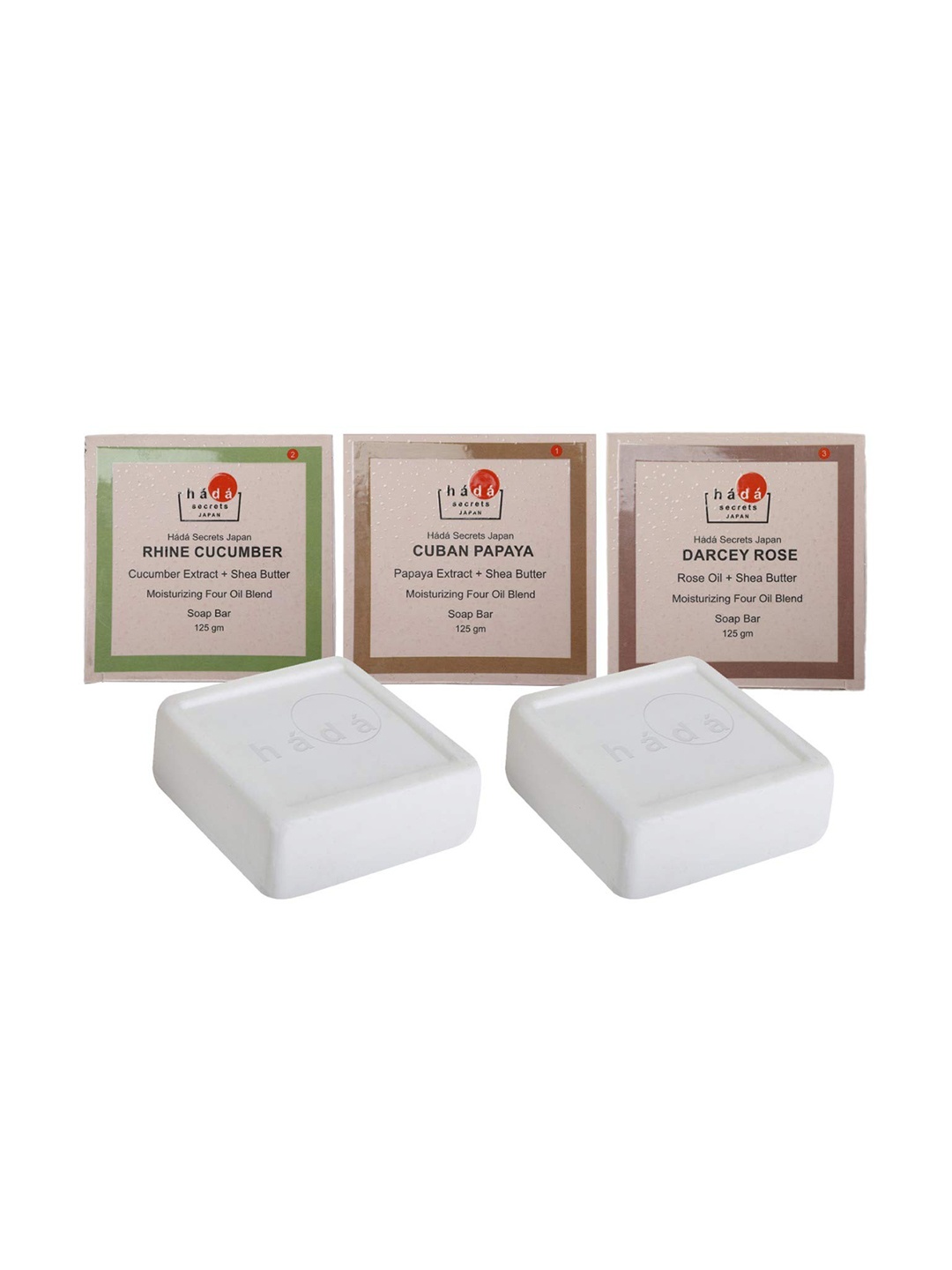 

Hada Secrets Japan Pack of 3 Soapbar, White