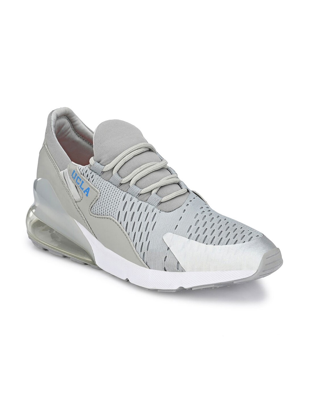 

UCLA Men Grey Mesh Running Non-Marking Shoes