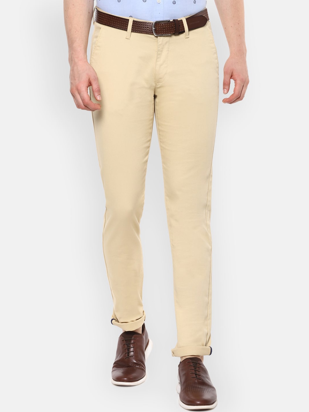 

Van Heusen Sport Men Beige Slim Fit Trousers