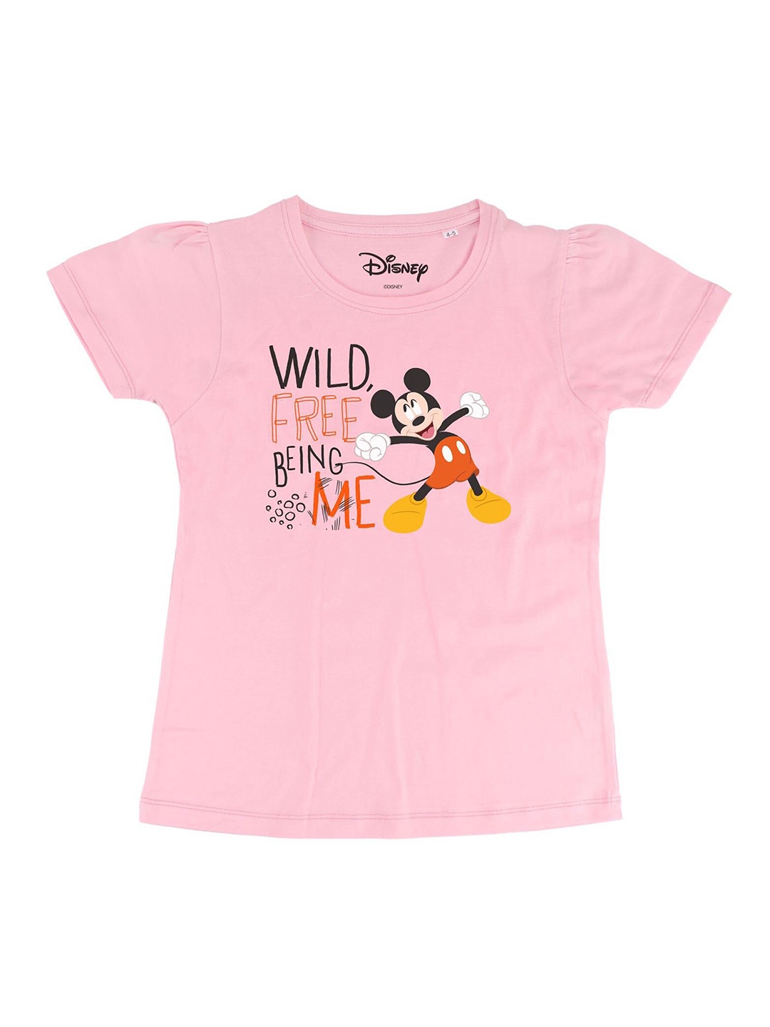 

Disney by Wear Your Mind Pink Mickey Mouse Printed Top