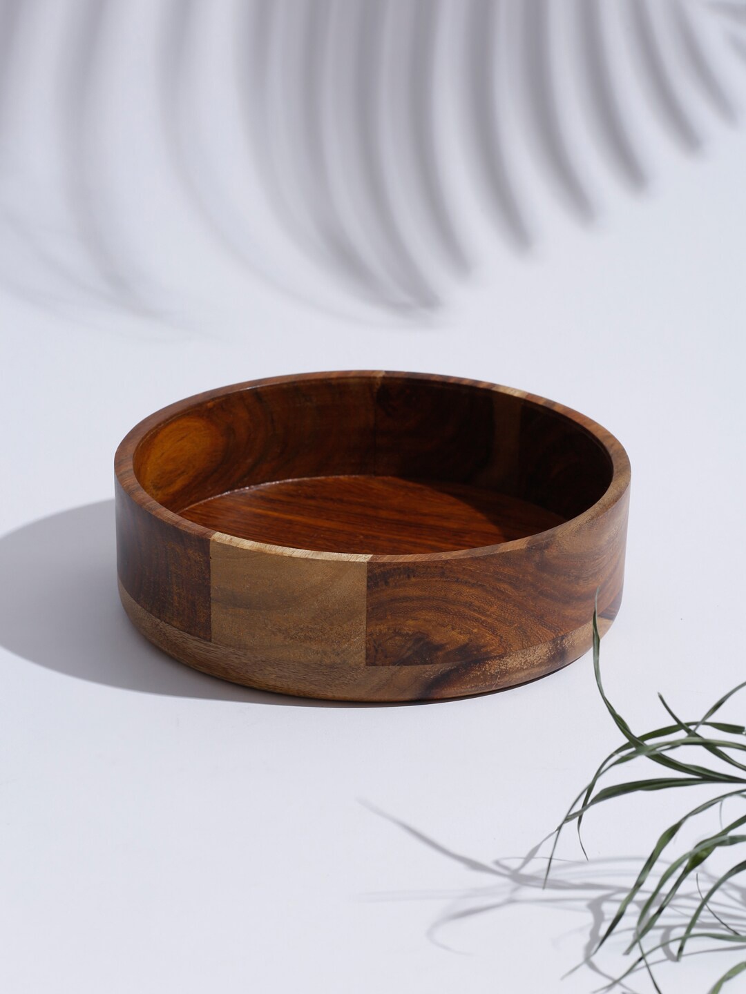 Fabindia Brown Wood Ashmik Serving Bowl