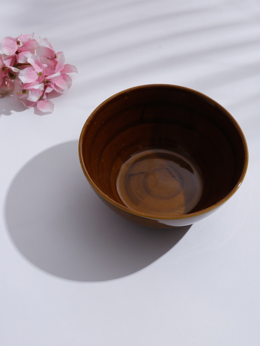 

Fabindia Brown 1 Piece Ceramic Kapish Glazed Serving Bowl