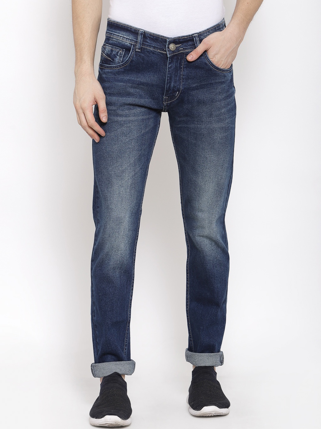 

FEVER Men Blue Slim Fit Light Fade Jeans