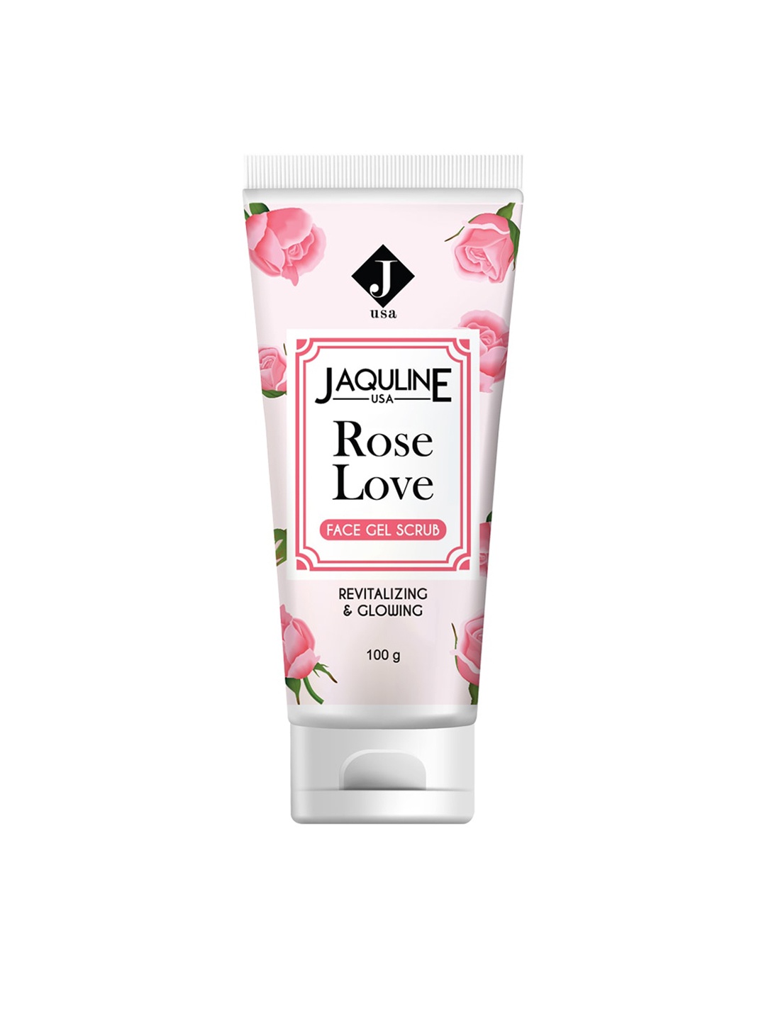 

Jaquline USA Rose Love Face Gel Scrub 100g, White