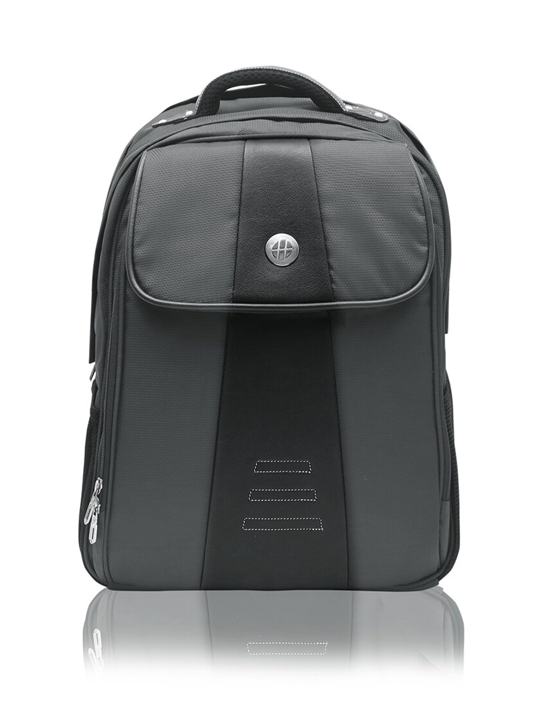 

Harissons Unisex Grey & Black 16 inch Backpack