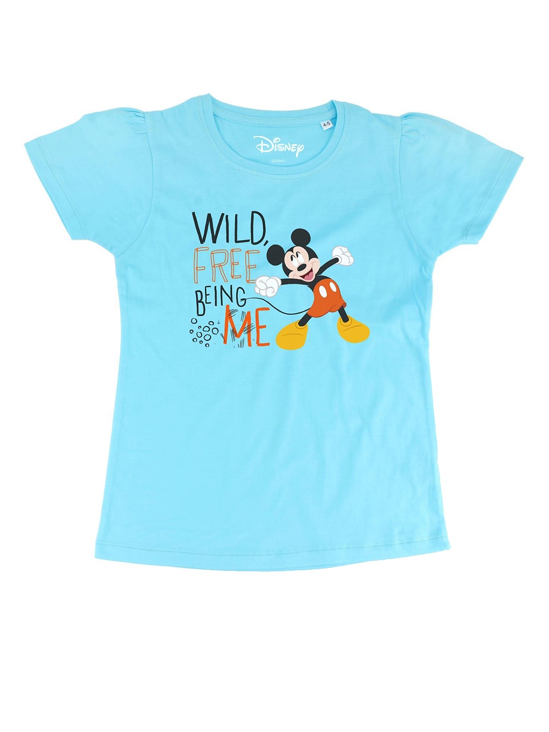 

Disney by Wear Your Mind Blue Mickey Mouse Printed Top