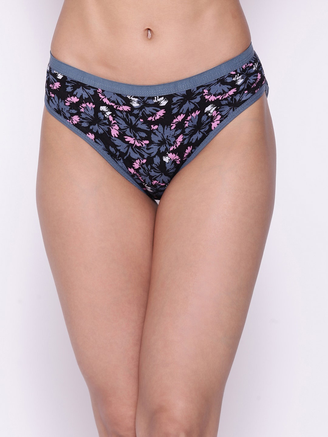

Clovia Women Multi Printed Cotton Bikini Briefs PN3465D19, Grey