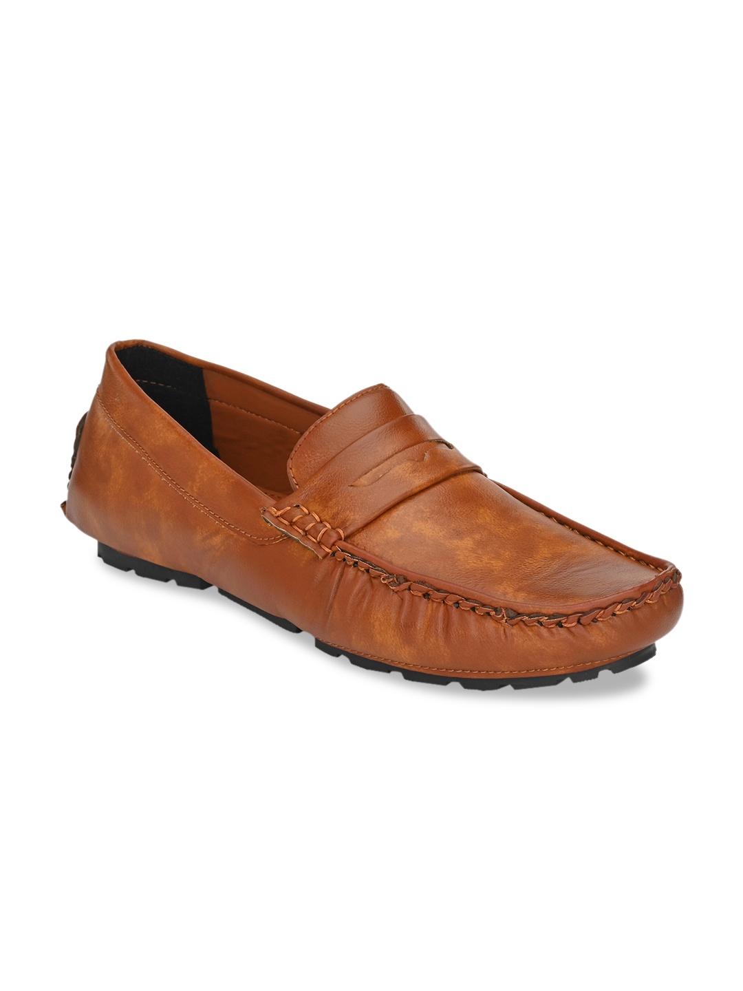 

Ferraiolo Men Tan Brown Loafers