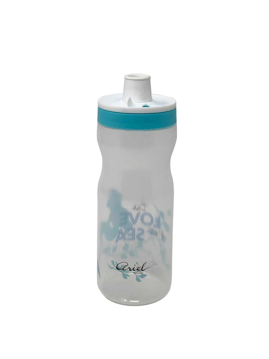 

Disney Girls White & Blue Typography Printed Sport Bottle