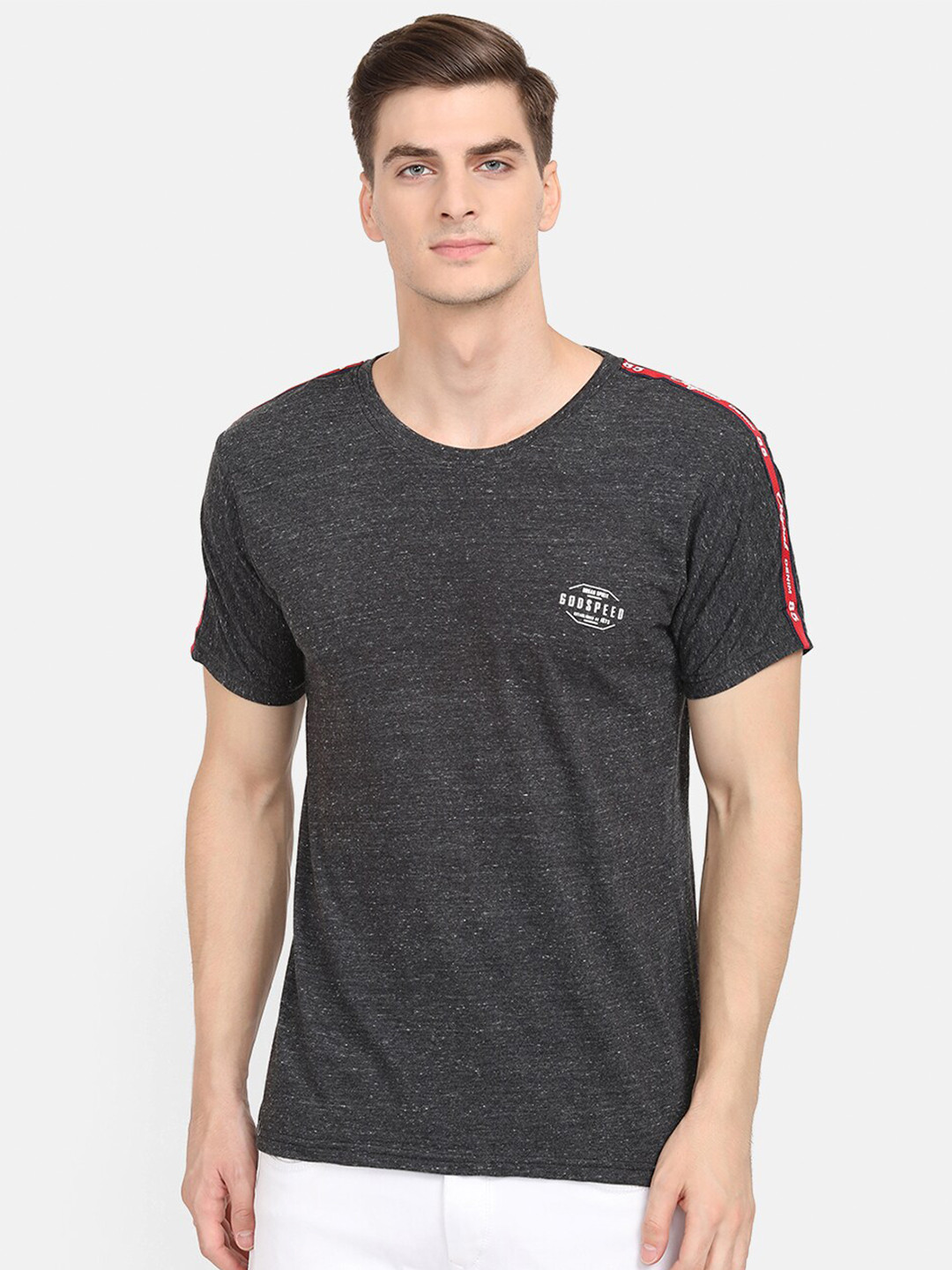 

V2 Value & Variety Men Black T-shirt