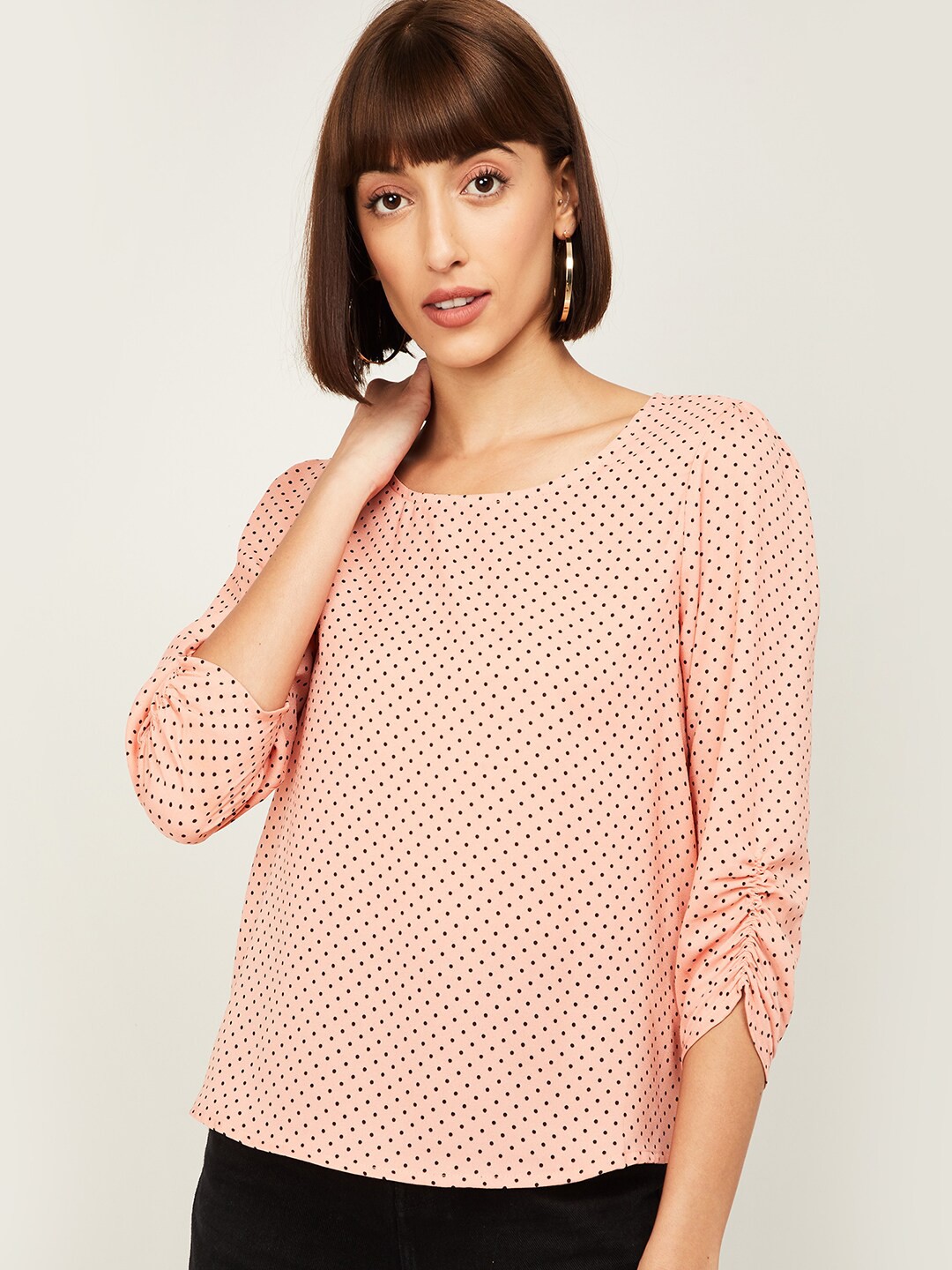 

Bossini Women Pink Printed Top