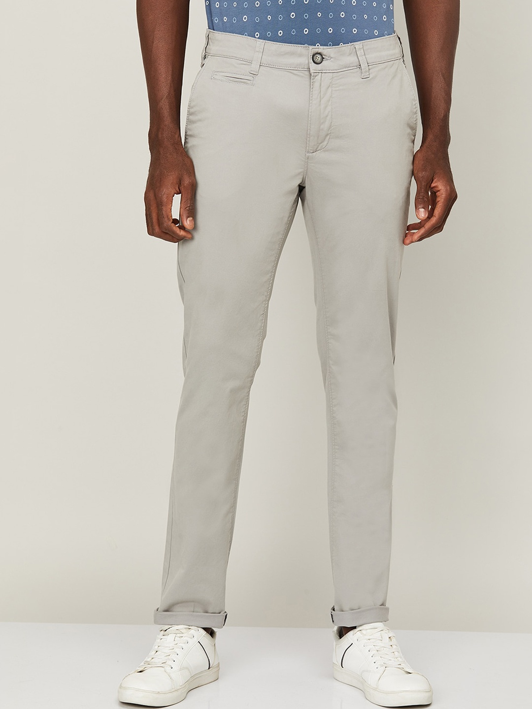 

Fame Forever by Lifestyle Men Grey Slim Fit Trousers