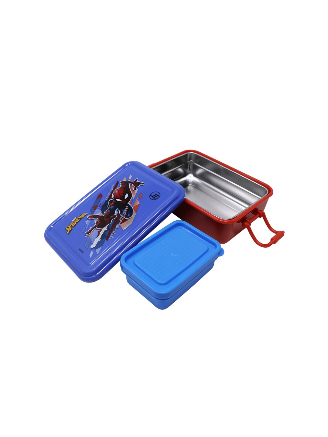 

Marvel Boys Blue & Red Spiderman Stainless Steel Lunch Box