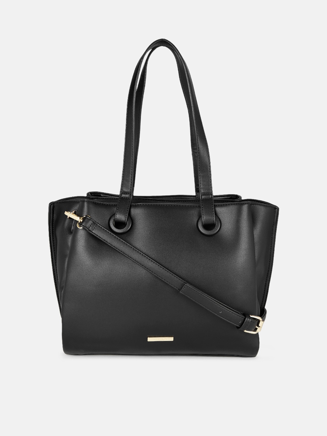 

Forever Glam by Pantaloons Black Structured Shoulder Bag