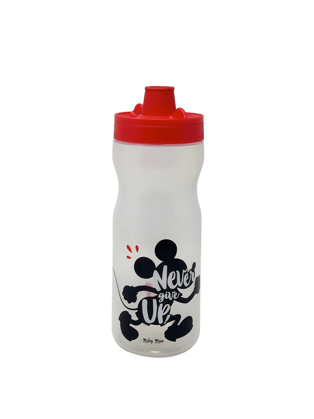 

Disney Kids White & Red Mickey Mouse Printed Sipper Bottle With Lock