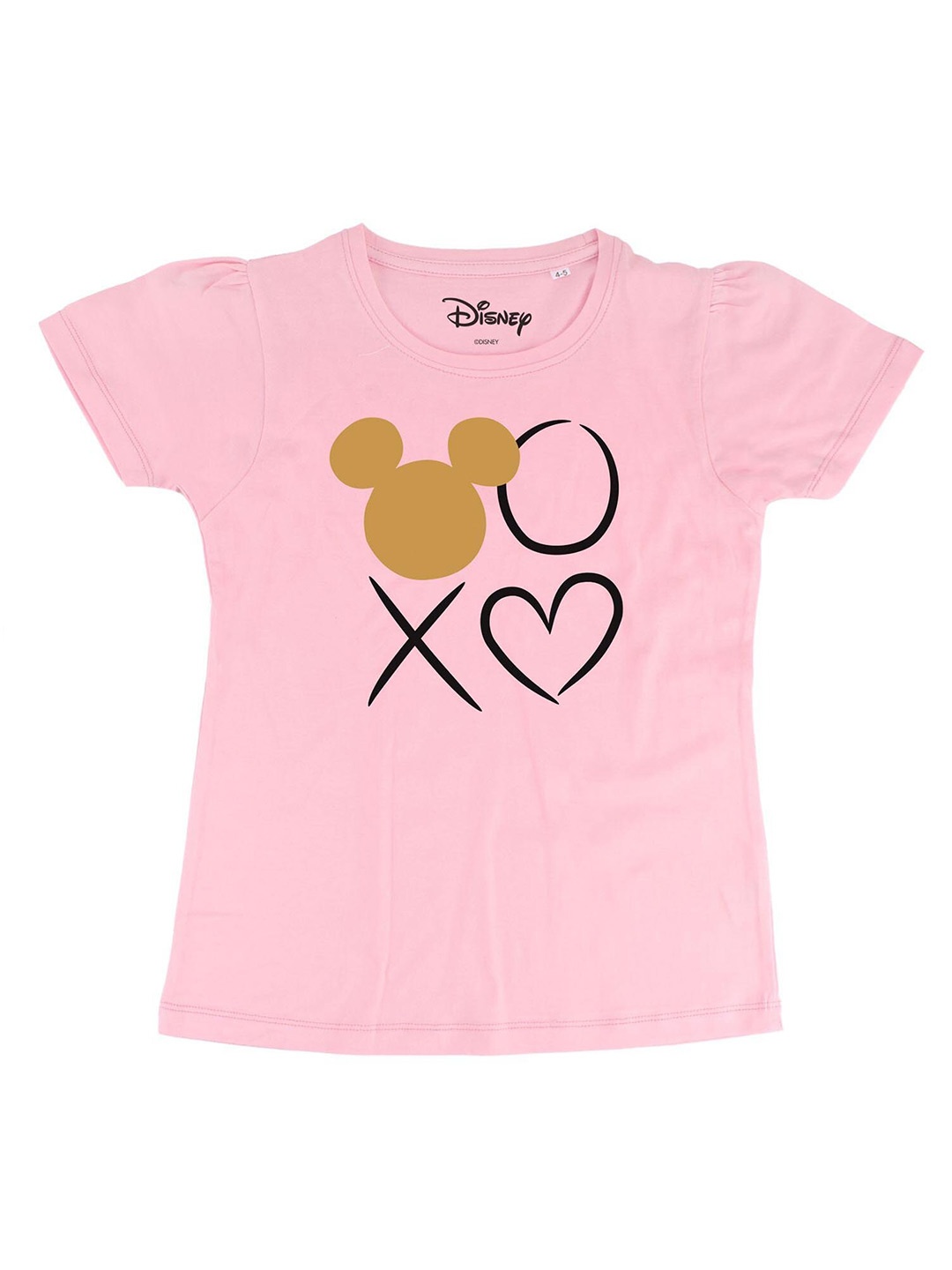 

Disney by Wear Your Mind Pink Regular Puff Sleeve Top
