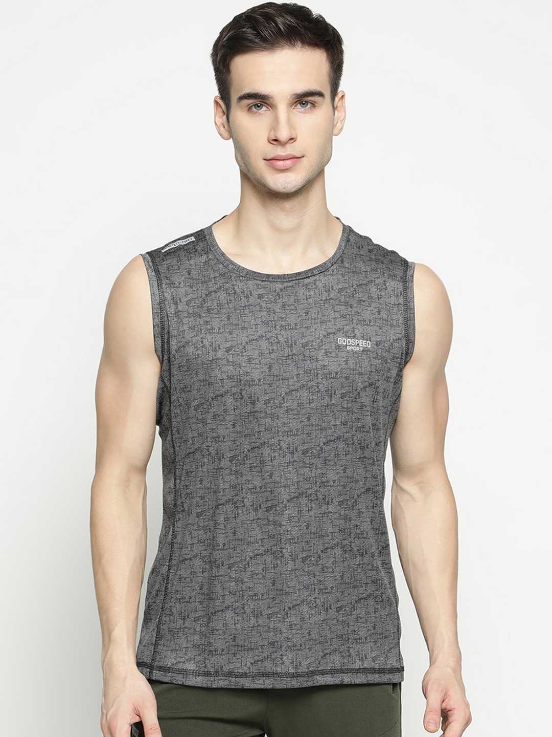 

V2 Value & Variety Men Grey & Black Innerwear Vest