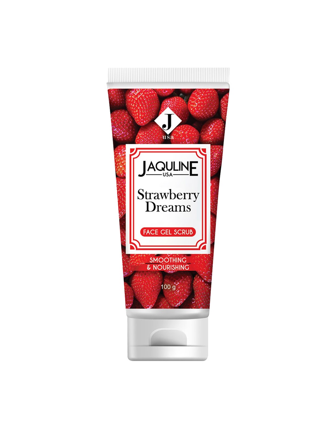 

Jaquline USA Strawberry Dreams Face Gel Scrub 100g, Red