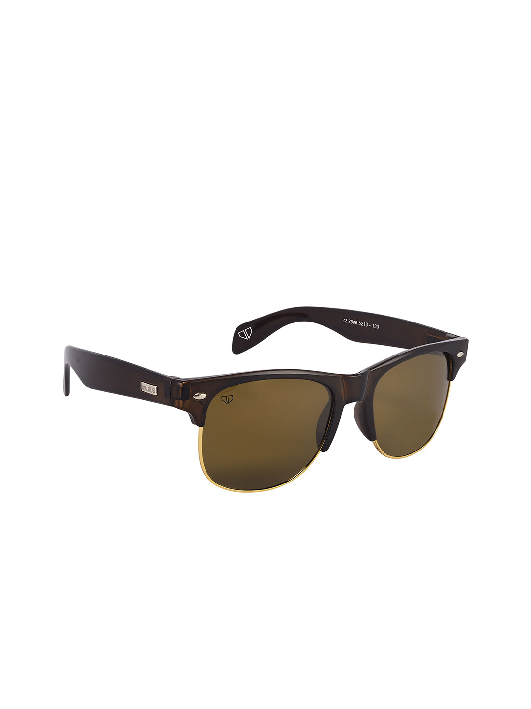 

Walrus Men Brown Lens & Brown Square Sunglasses with UV Protected Lens