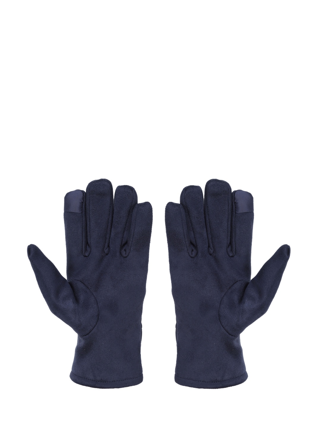

FabSeasons Unisex Blue Solid Winter Gloves