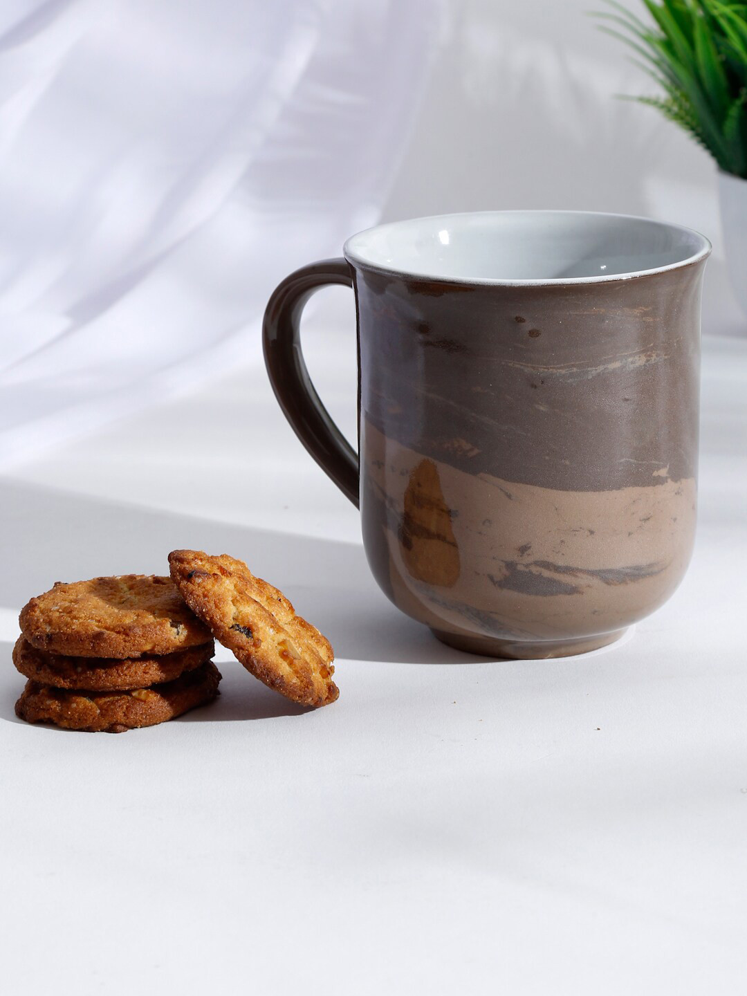

Fabindia Brown Glazed Ceramic Matte Cup