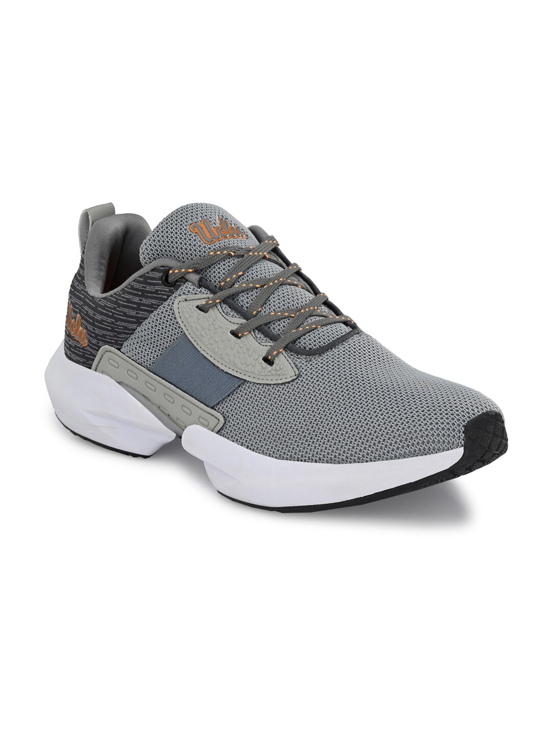 

UCLA Men Grey Mesh Running Non-Marking Shoes